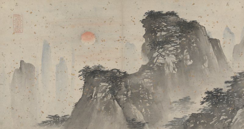 Zhang Lu (1464–1538), Depiction of mountains, China during the Ming dynasty